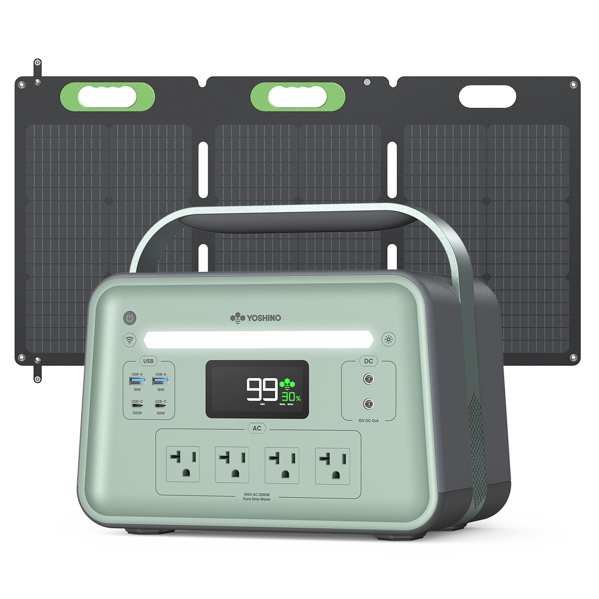 YOSHINO POWER B1200 SST + SP100 セット | ソーラー発電セット