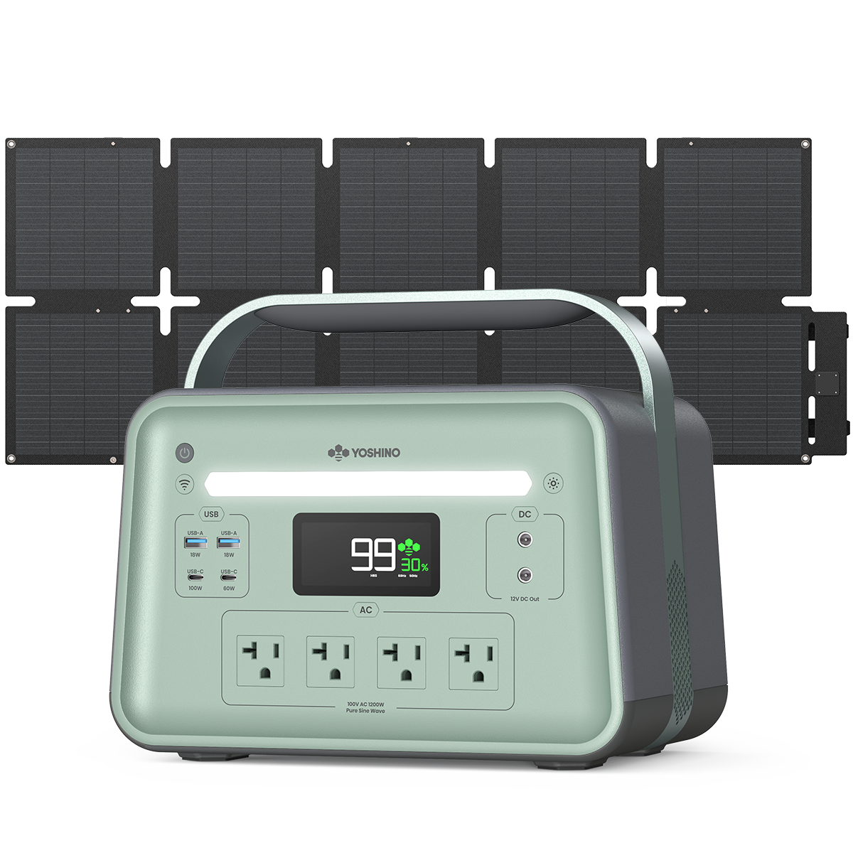 YOSHINO POWER B1200 SST + CP10 セット | ソーラー発電セット