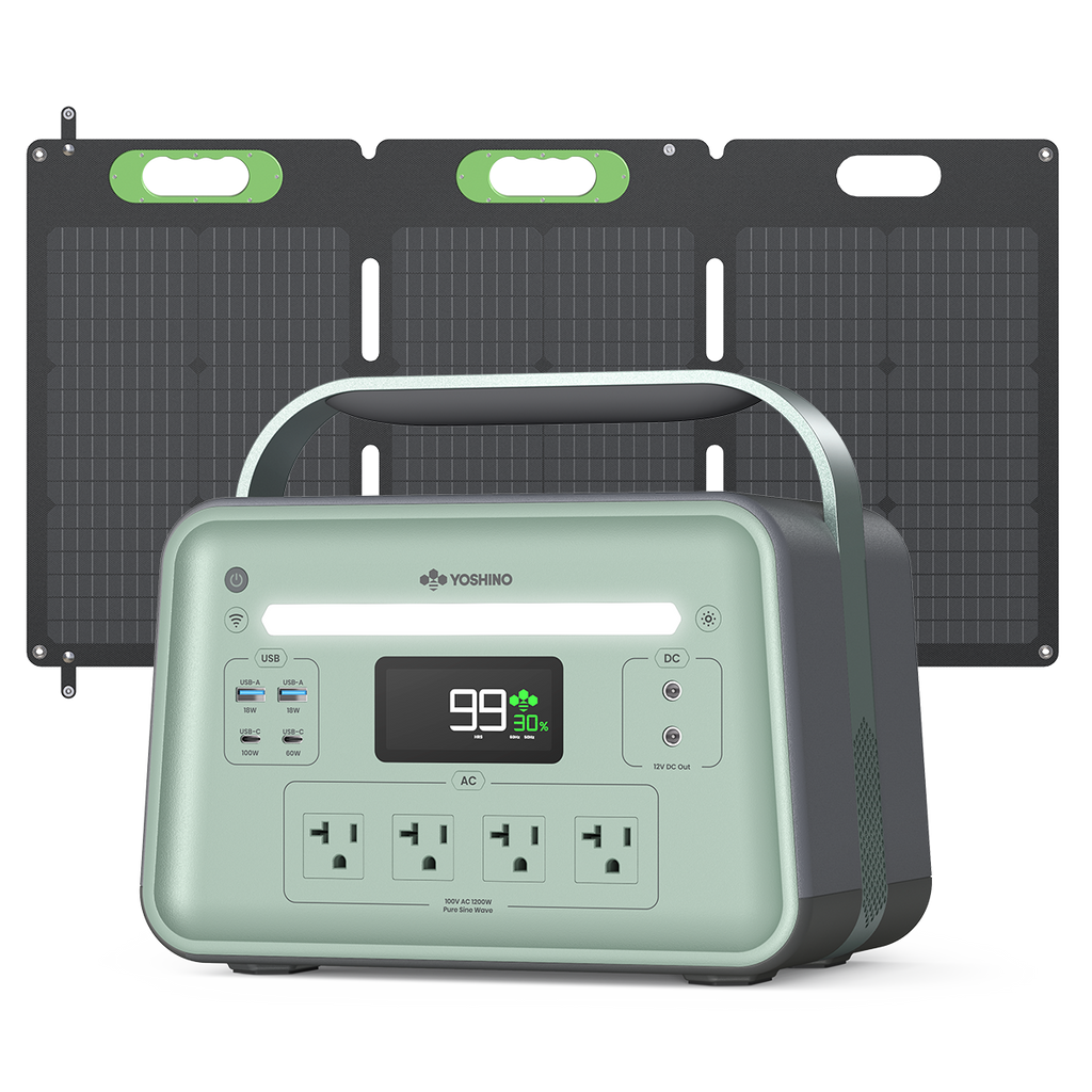 YOSHINO POWER B1200 SST + SP100 セット | ソーラー発電セット
