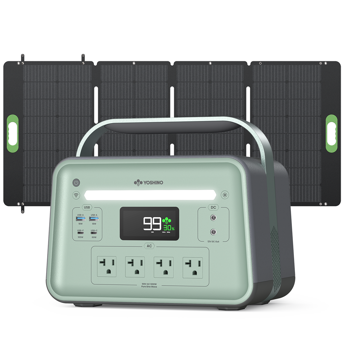 YOSHINO POWER B1200 SST + SP200 セット | ソーラー発電セット YOSHINO POWER B1200 SST + SP200 セット | ソーラー発電セット