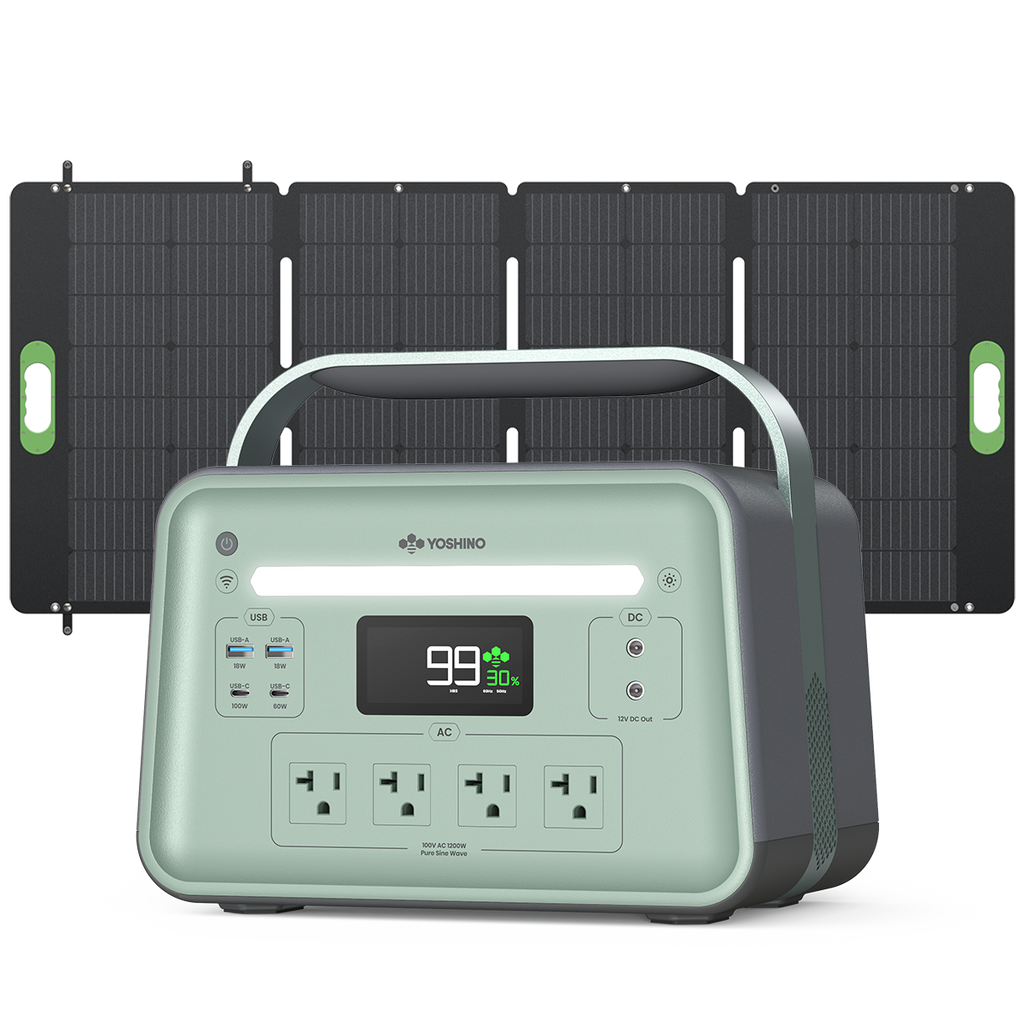 YOSHINO POWER B1200 SST + SP200 セット | ソーラー発電セット YOSHINO POWER B1200 SST + SP200 セット | ソーラー発電セット